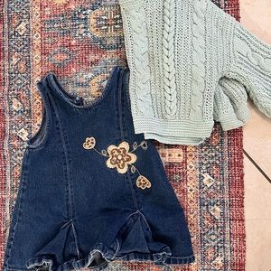 Levi skirt and Gymboree sweater